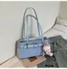 Bolsa Baguete Chic Versátil Estilo Coreano Temperamento Feminino 2026 Nova Moda Casual para o Dia a Dia Ombro Único Sob o Braço