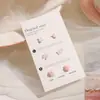Novos Brincos Bio-Cerâmicos Antialérgicos 2026 com Pinos de Cerâmica, Não é Necessário Remover ao Dormir, Brincos Cor de Café para Mulheres, Elegantes Acessórios de Orelha Atacado