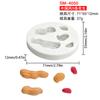 6 molde de silicona para azúcar de dinero de cobre uniforme DIY estilo chino Xiangyun carpa chocolate pastel horneado decoración molde