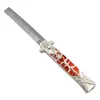 Juego Anime Gigante Plata Rojo 22cm Bomba Cuchillo de Salto Molde Aleación de Zinc Accesorios Manualidades Juguetes sin Filo