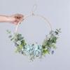 Apoyándose en el suelo para escuchar el viento y la lluvia colgante de pared fabricantes de flores artificiales decoración del hogar ramo de mano para boda decoración de pared colgante de pared CF01441