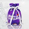 Bolsas de Regalo Navideñas con Cordón de Fábrica, Bolsas para Empaquetar Regalos de Navidad, Bolsas de Almacenamiento, Bolsas de Regalo para Fiestas