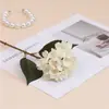 Flor Artificial Flor Individual de Hortensia Brasileña Estilo Nórdico Lujo Ligero Flor de Seda Decoración de Escritorio para el Hogar Floricultura Salón de Bodas Flor Suave