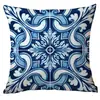 Funda de almohada geométrica de verano de limón para Amazon transfronterizo, tela para el hogar, funda de cojín para sofá, venta directa de fábrica