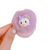 Banda para el cabello de felpa para niños de otoño e invierno, de alta elasticidad y engrosamiento, que no daña el cabello, diadema de dibujos animados suave y linda, lindos accesorios para el cabello de cola de caballo para bebé