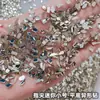 Cor de doce tamanho pequeno fundo plano diamante para arte de unha diamante formato misto diamante k9 vidro super brilho joias para arte de unha atacado