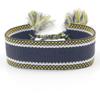 Pulsera nueva tejida a mano Correa de muñeca simple europea y americana Estilo bohemio Cinta de pareja en blanco Cuerda de mano DIY
