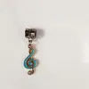 Llegada nueva oso arcoíris flor de cerezo goteo de aceite viejo colgante de tres vías pulsera DIY collar llavero colgante lote