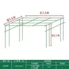 Soporte de montaje para pérgola de uvas para patio exterior, estructura trepadora para maracuyá y calabaza amarga, enrejado de hierro forjado, estructura trepadora para plantas de balcón