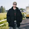 Chaqueta de invierno con cuello alto acolchada de algodón comercio exterior mismo estilo para hombres y mujeres traje de pan para parejas chaqueta acolchada de algodón cálida chaqueta acolchada de algodón suelta engrosada para hombres abrigo
