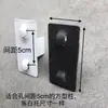 Pilar Cuadrado Plano Tubo Cuadrado Accesorios Bandeja Plana Negra y Blanca Estante de Exhibición de Pared para Tienda de Ropa Soportes para Tarjetas Hebilla Individual