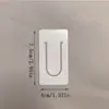 Marcador de página DIY PET lámina de plástico marcador de página para sublimación marcador de página en blanco para transferencia térmica transferencia térmica de doble cara