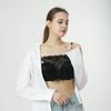 Tela de encaje strapless para realzar el busto, escote bajo, curva del busto, encaje, pieza única, envoltorio para el pecho, strapless, anti-caída, sin rastro, anti-luz
