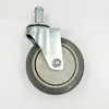 Accesorios para estanterías de malla de alambre cromada, clips de metal y plástico, sujetadores, ruedas universales, cadena antiestática, asa, pasamanos, reposapiés
