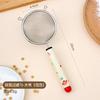 Cuchara Filtro Dopamina 304 Oreja Única Doble Oreja Colador Filtro para Leche de Soya Jugo Colador de Cocina Horneado Azúcar Glas Harina