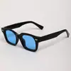 Gafas de Sol de Moda Cuadradas Estilo Nuevo Europeo y Americano Transfronterizas, Gafas de Sol Gruesas de Alta Gama para Mujer, Gafas de Sol Anti-UV