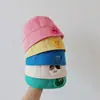 Sombrero de pescador de colores dulces para niños y niñas, sombrero de cubo de expresión linda para bebé, primavera, ropa dopamina, sombrero de cubo para niños, sombrero de cubo para el sol