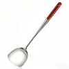 Juego de Espátulas de Acero Inoxidable 304 Espátula con Mango de Madera Extendido Juego de Cucharas Espátula Espátula para Saltear Cocina Doméstica Juego de Utensilios de Cocina