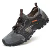Zapatos de Senderismo para Hombre al Aire Libre, Zapatos Deportivos de Malla Tejida Fly, Zapatos de Montaña para Vadear al Aire Libre, Zapatos de Senderismo con Suela Gruesa para Vadear