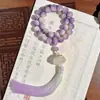 Nueva Serie Estilo Chino Pulsera de Bodhi Rosa Lema de Seis Caracteres Doble Círculo Pulsera de Mano Cuentas Budistas Rosario Al por Mayor
