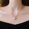Collar Colgante de Estrella de Perla y Circonita Apilado de Doble Capa para Mujer Lujo Ligero Nicho Sentido de Alta Gama Accesorios de Cadena para Clavícula