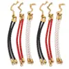 Accesorios para Joyería DIY Pulsera de Cuerda de Cuero Trenzada Tricolor Ajustable con Cierre de Langosta Cadena de Extensión Pulsera Semi-Terminada