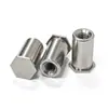 Tornillo tuerca remache de acero inoxidable BSOS-M5-L, agujero inferior 7.2, accesorio de ferretería para agujero ciego, tornillo tuerca remache con placa de presión hexagonal