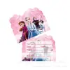 Transfronterizo Nuevo Rosa Congelado Elsa Princesa Niña Fiesta de Cumpleaños Vajilla Plato de Papel Servilleta Decoración Suministros