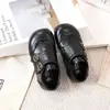 Zapatos para Niños 2026 Zapatos de Piel para Niñas Nuevos Zapatos Negros Mocasines para Bebé Zapatos para Niños Estilo Británico Suela Suave Zapatos Birkenstock para Niños