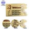 Fabricante de Láminas de Metal de Cobre Pintadas por Ambos Lados y Tarjetas Grabadas de Oro/Plata para Souvenirs Turísticos