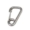 Suministros del Fabricante Ganchos de Resorte Simples de Acero Inoxidable 316, Ganchos de Seguridad, Ganchos de Escalada, Ganchos Rápidos para Cable de Acero Marino, y Ganchos para Colgar