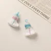 Estilo Étnico Xizang Algodão Curto Seda Brilhante Espinho DIY Brincos Pulseira Artesanais Acessórios com Pingente de Argola para Roupas