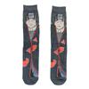 Fabricantes mayoristas de comercio exterior, calcetines de dibujos animados para hombre, calcetines de algodón de dibujos animados para mujer, tendencia de animación, personajes de tubo largo, calcetines europeos y americanos
