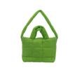 2026 Nueva Bolsa Tote de Gran Capacidad para Mujer, Simple, Casual, Versátil, Algodón Pluma, Bolso de Mano/Hombro de Moda para Viajar