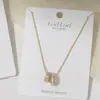 Colar Geométrico Exquisito Estilo Simples Feminino Versátil para o Dia a Dia Loja Yiwu Atacado de Colares