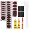 Kit de Reparo de Furo de Pneu de Bicicleta Transfronteiriço Filme de Reparo de Pneu Conjunto de Cola Conjunto de Ferramentas de Reparo de Pneu de Bicicleta