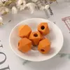 Cuentas de madera DIY cuentas coloridas agujero grande 20mm cuentas octogonales hilo para tejer tapices decoración cuentas sueltas
