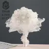 Encaje de flor de rosa estilo europeo creativo para sostener flores ceremonia de boda regalo de amor ramo flores artificiales hechas a mano