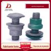 Fornecimento de fábrica Parafuso para guard-rail galvanizado a quente Parafuso para guard-rail de rodovia Fio de aço AB Spray plástico anti-roubo Parafuso para guard-rail