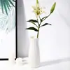 Jarrón de plástico nórdico para el hogar arreglo floral flor artificial sala de estar moderno creativo simple pequeño flor seca blanca adornos de decoración