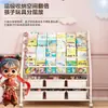 Estantería para Libros Infantiles, Estante de Almacenamiento para Juguetes, Estante de Almacenamiento Móvil Multicapa por Clasificación, Estante de Hierro Simple de Piso Multicapa para Revistas
