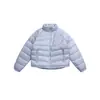 Yidao Roupas Vintage 2026 Inverno Novo 90 Penas de Pato Branco Quente Gola Alta Jaqueta Curta de Penas Repelente à Água Unissex Jaqueta de Penas