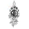 Pegatinas de Tatuaje Pequeñas Frescas Impermeables Nuevas Transfronterizas en Varios Colores, Dragón, Tigre, León, Flores, Se Pueden Combinar de Cualquier Manera
