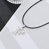Nuevo collar de acero inoxidable europeo y americano con 26 letras, estilo hip hop, cadena mágica para clavícula, collar con inicial para pareja, venta al por mayor