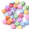 Nuevos accesorios de joyería DIY para niños al por mayor con cuentas de plástico lavadas y esmeriladas de forma especial. Venta al por menor al por mayor.