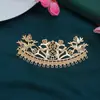Aleación Electróforesis Alta Retención de Color Calabaza Cabezal de Presión Trasera DIY Estilo Antiguo Dinastía Han Cheongsam Paso Mecedora Horquilla Accesorios