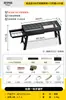 Acero Inoxidable 304 Exterior Portátil Engrosado Fogata Parrilla Barbacoa Estufa de Carbón Parrilla a Leña Parrilla Barbacoa para Uso en Casa