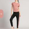 Juyitang Ropa Deportiva de Verano Malla Transpirable Holgada Color Piel Traje Deportivo para Correr al Aire Libre y Fitness para Mujer