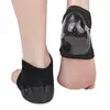Almohadillas para Talones para Hombres y Mujeres, Calcetines de Media Talla para Prevenir Pies Agrietados, Protectores de Talón, Calcetines Anti-Grietas, Amortiguación de Gel Blanca y Color Piel
