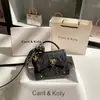 Bolsa de Mano Bordada con Mariposas Estilo Francés de Nicho Dropshipping Nuevo Otoño/Invierno 2025 Bolso Cuadrado Pequeño de Alta Gama Venta al por Mayor